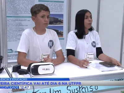 Curitiba recebe 1ª Feira Científica do Paraná com projetos de alunos de 90 cidades