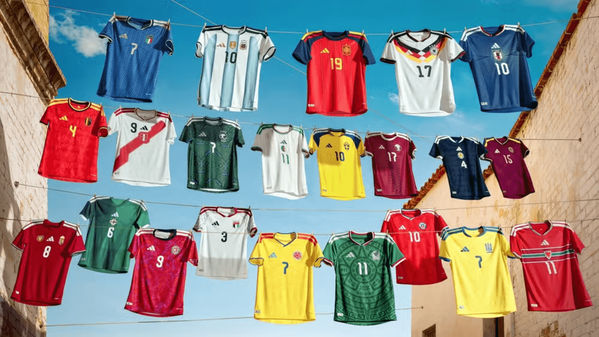 Adidas lança uniformes de seleções da Copa do Mundo de 2026; veja fotos