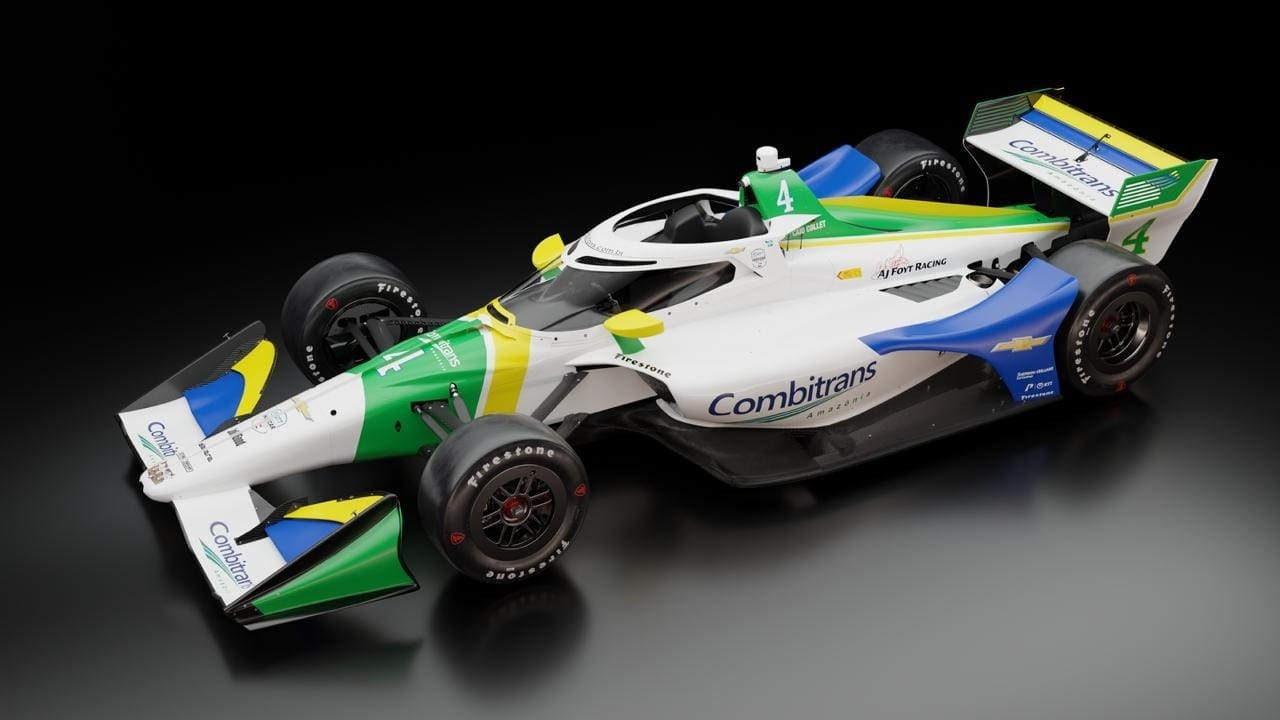 Brasileiro correrá com o carro número 4 e patrocínio da Combitrans (Imagem: Divulgação)