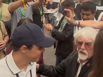 Climão? Felipe Massa se encontra com Ecclestone em Interlagos, em meio à disputa judicial; veja