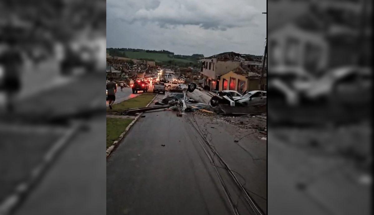 Sobe para seis o número de mortos após tornado no Paraná