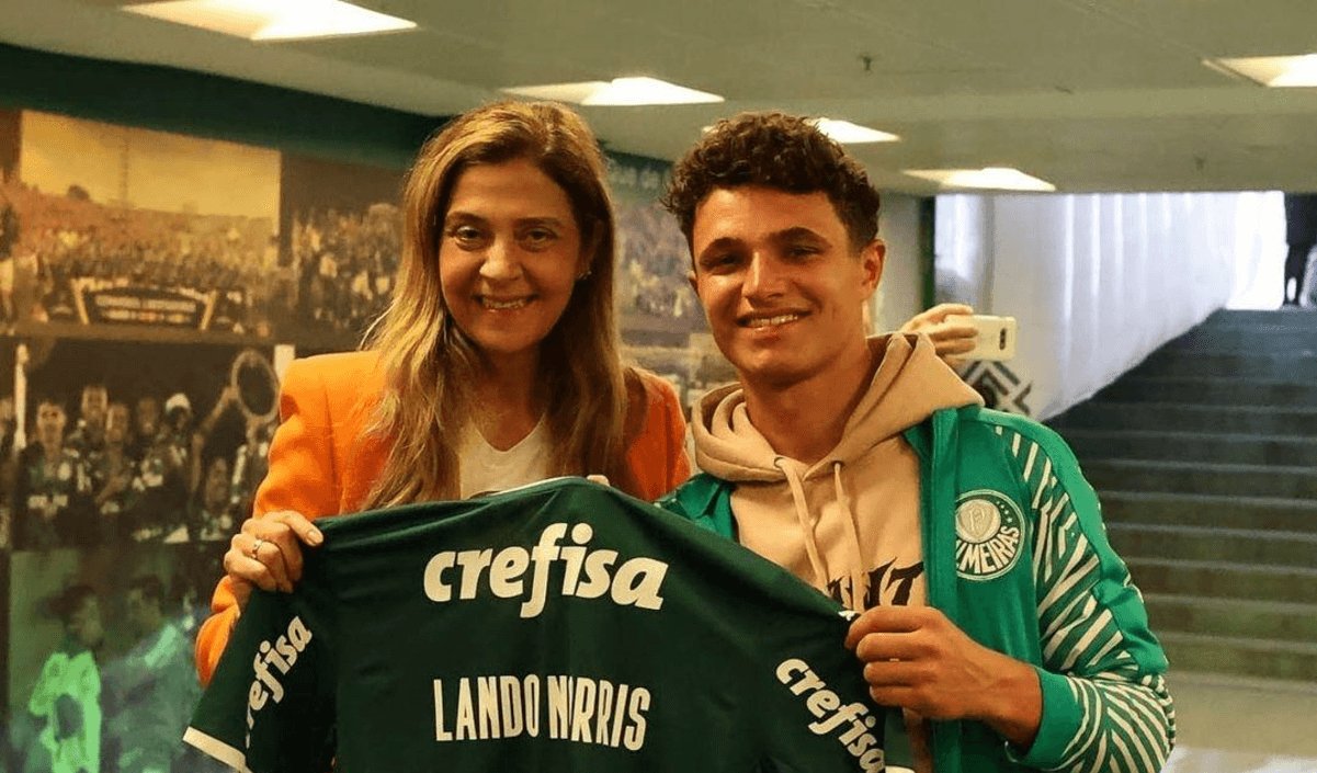 Palmeiras parabeniza Lando Norris por vitória no GP de São Paulo de F1