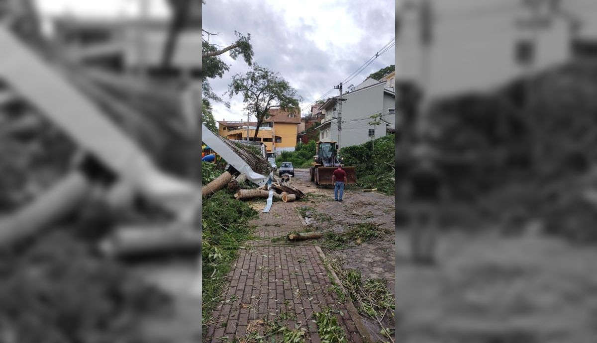 Paraibuna decreta situação de emergência após tempestade causar estragos na cidade