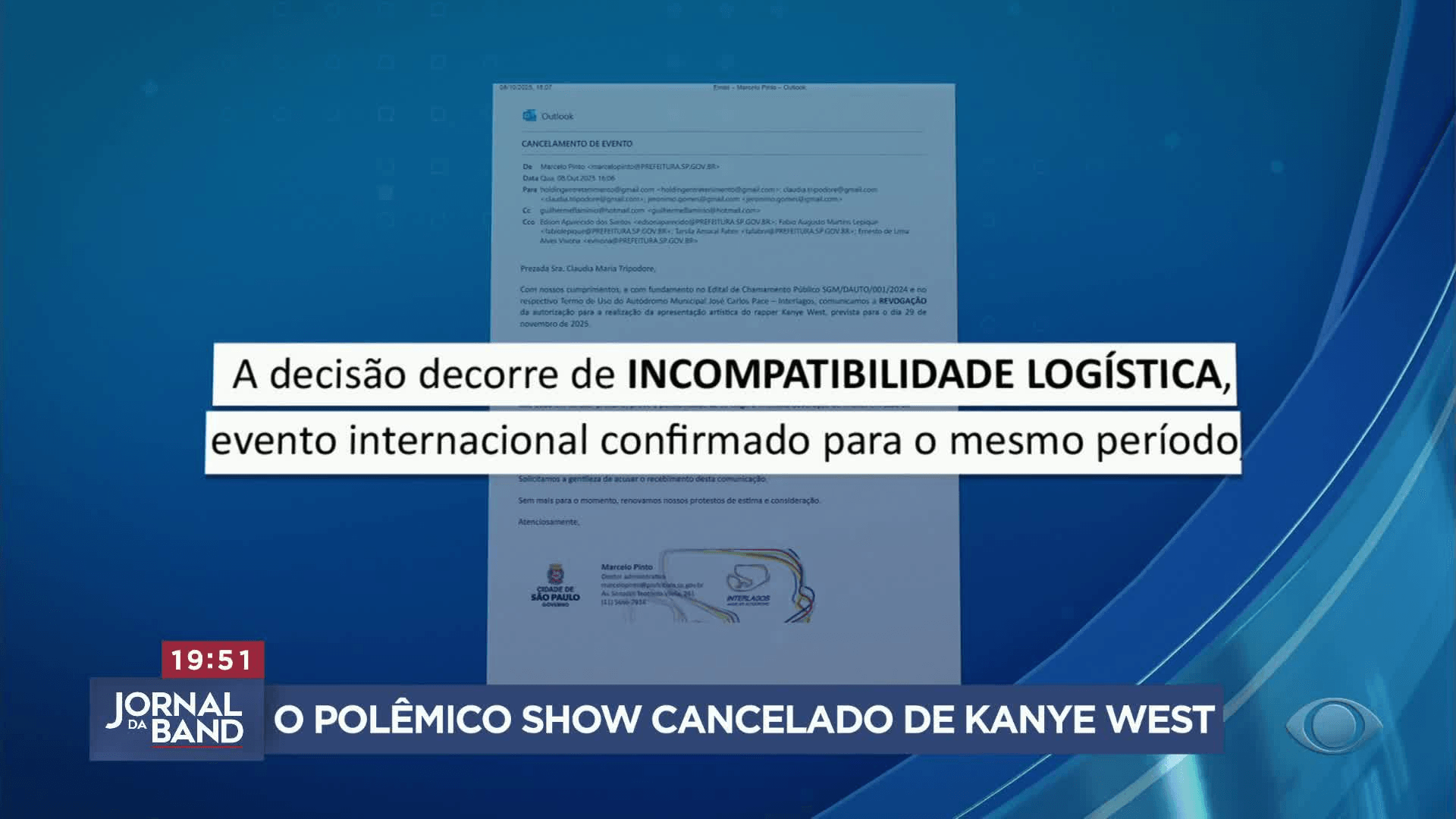Email logística Interlagos (Foto: Reprodução)