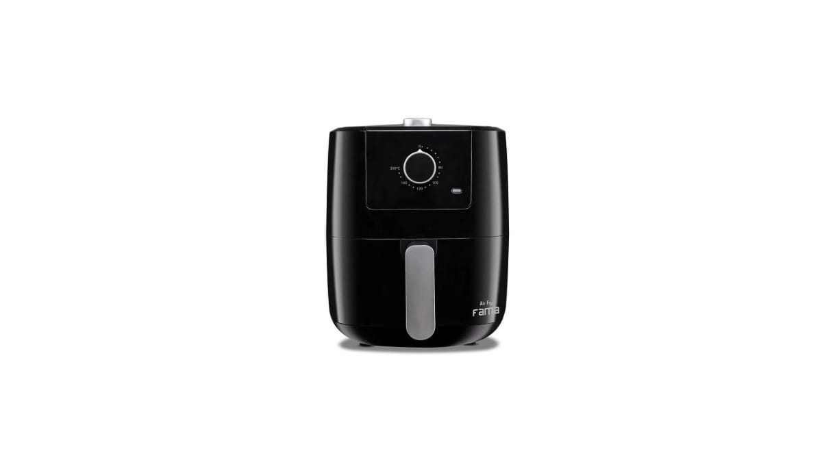 Fritadeira Air Fryer 3L Fama FFR27P. / Reprodução: Fama