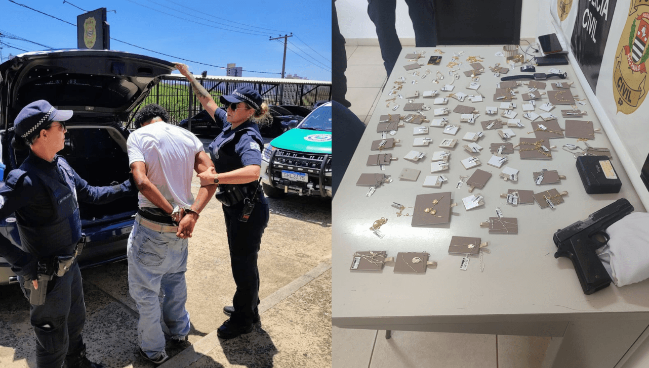 Suspeito de roubar joalheria no Centro de Valinhos é detido pela GCM 1