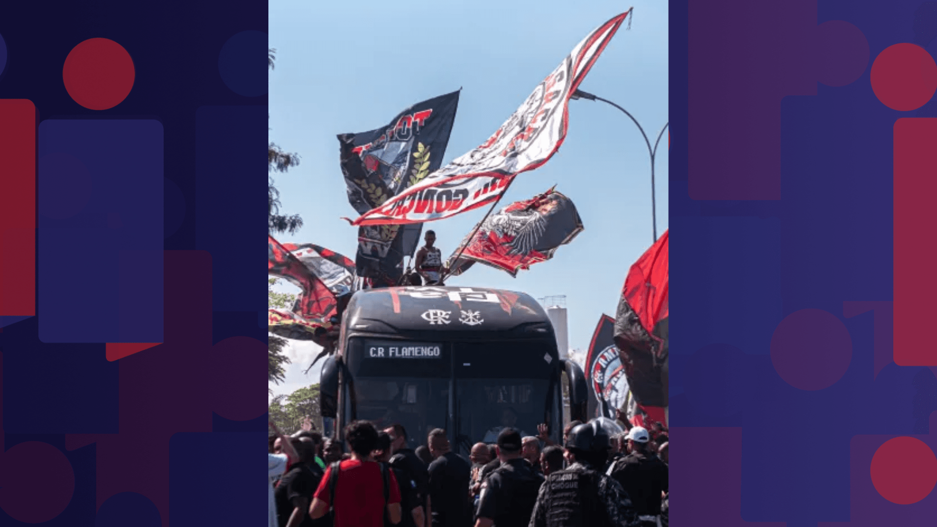 Torcida do Flamengo prepara grande AeroFla antes da final da Libertadores