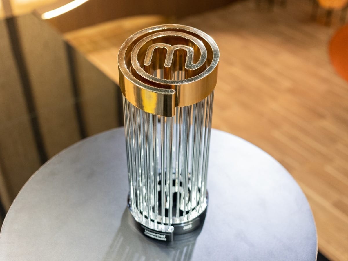 Troféu da 1ª temporada do MasterChef Celebridades (Melissa Haidar/Band)