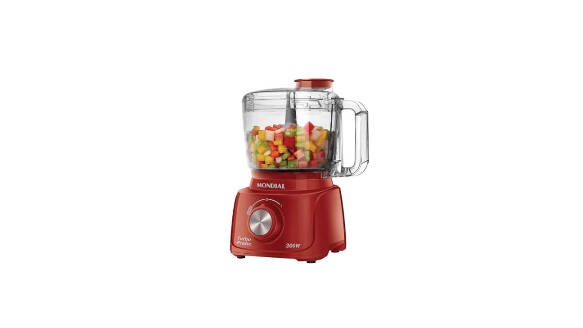 Processador Mondial MP16 Vermelho 127V. / Reprodução: Mondial