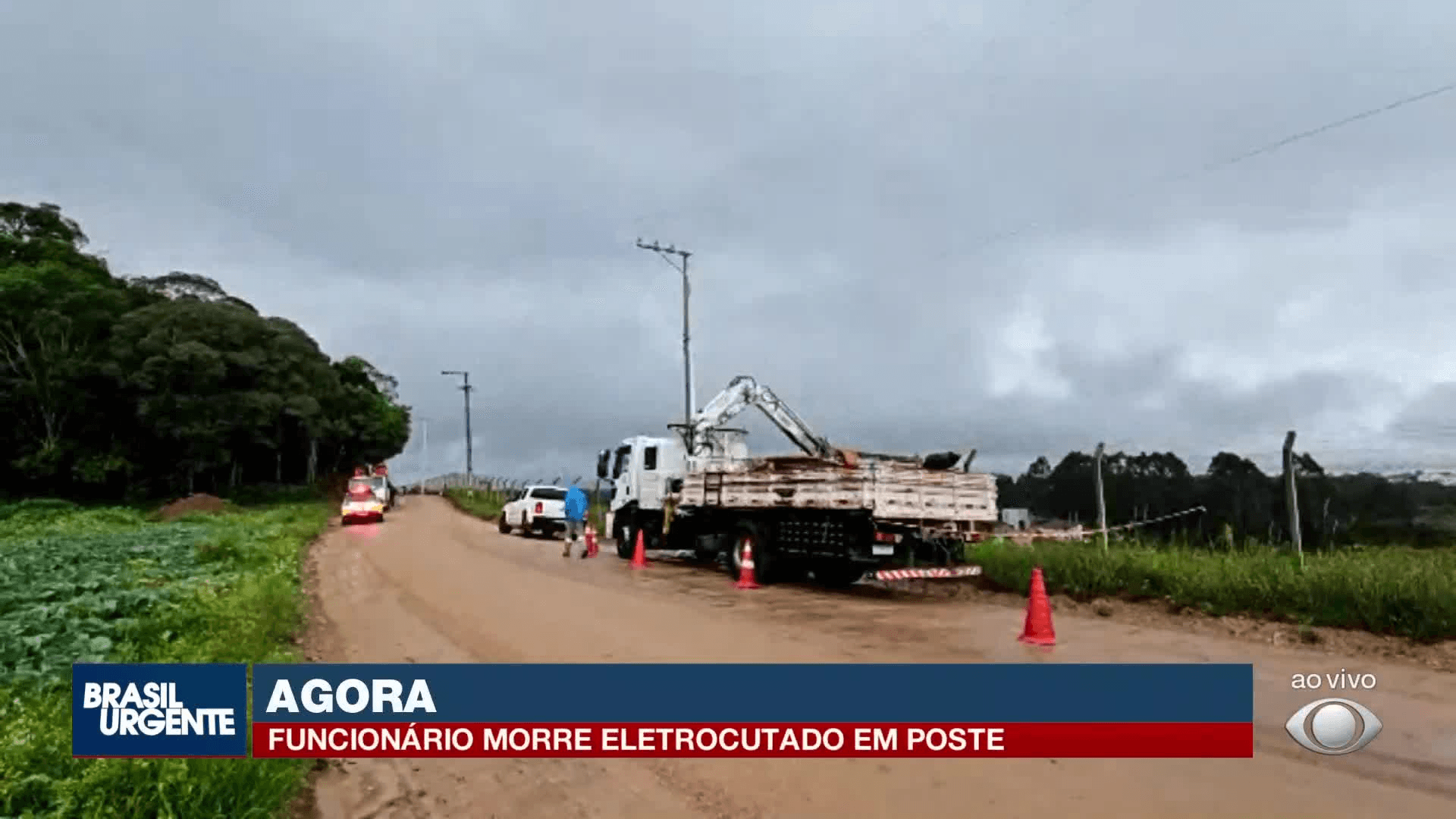 Homem morre após choque elétrico em área rural de São José dos Pinhais