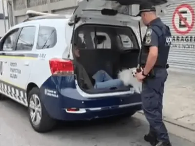 Homem finge ser policial com cachorro e é preso em São Paulo