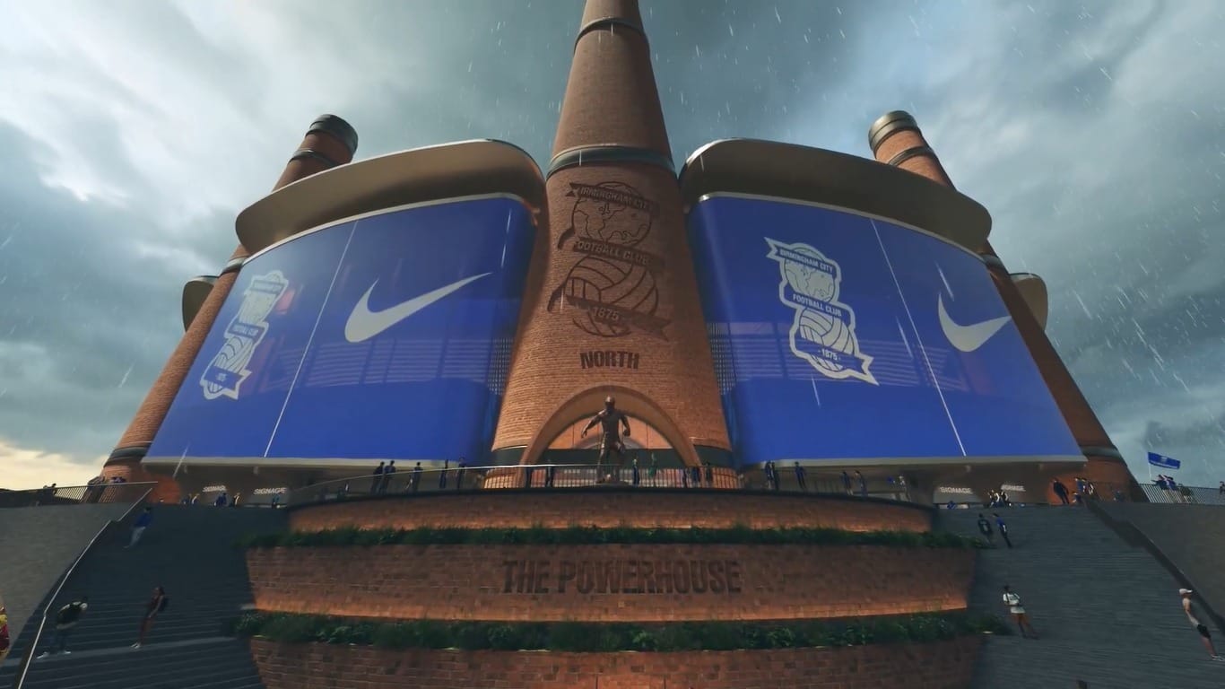 Estádio ou fábrica? Birmingham revela nova arena com visual diferente; veja