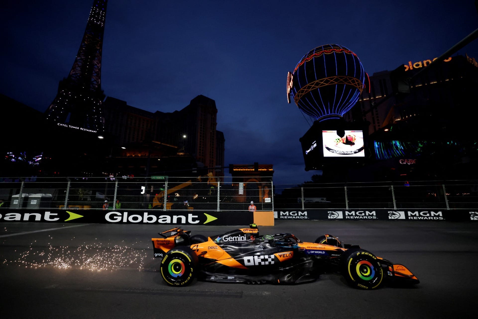 Treino livre 1 do GP de Las Vegas