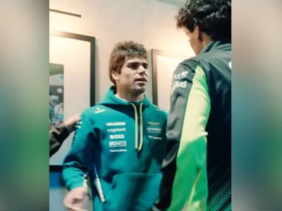 Bortoleto vai ao box da Aston Martin e pede desculpas a Stroll