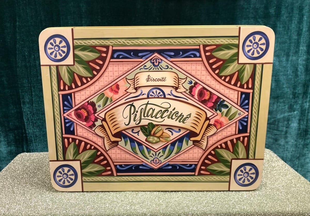 Biscoitê, panetone milano com creme de pistache, 750 gramas (panetone) 160 gramas (creme), R$ 250 
