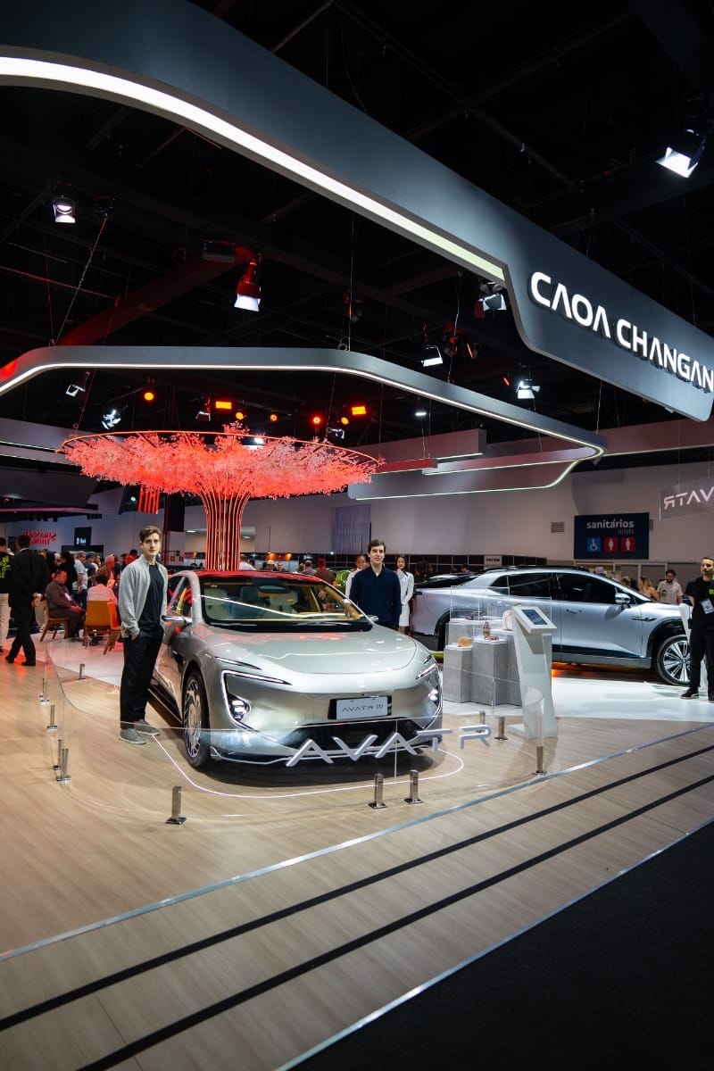 Estande da CAOA Changan destaca chegada dos AVATR e planos de expansão no Brasil