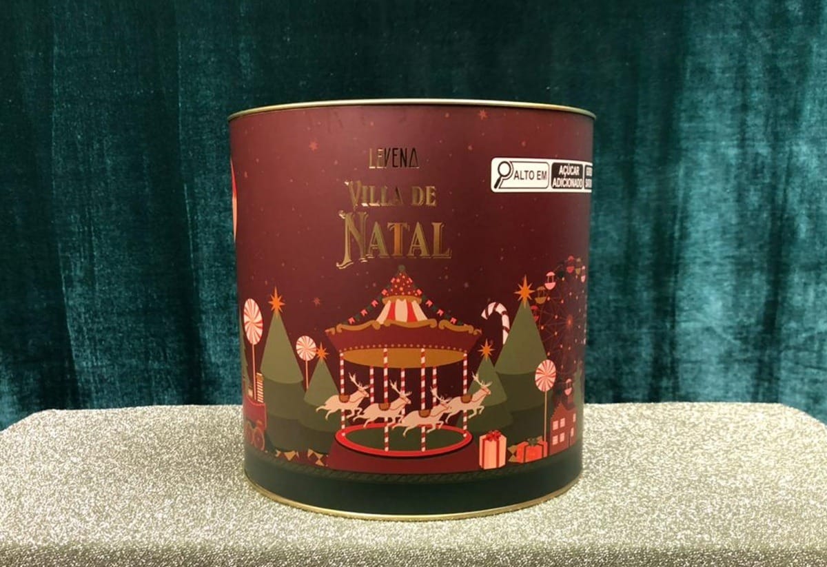 Levena, panetone de fermentação natural com gotas de chocolate, 500 gramas, R$ 190 
