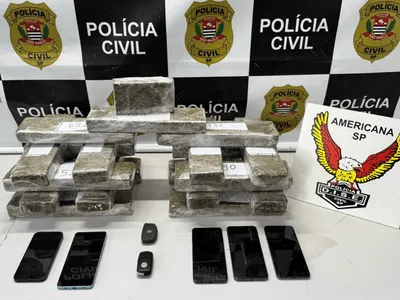 Operação apreende 15,6 kg de maconha e prende dois homens em Santa Bárbara d'Oeste
