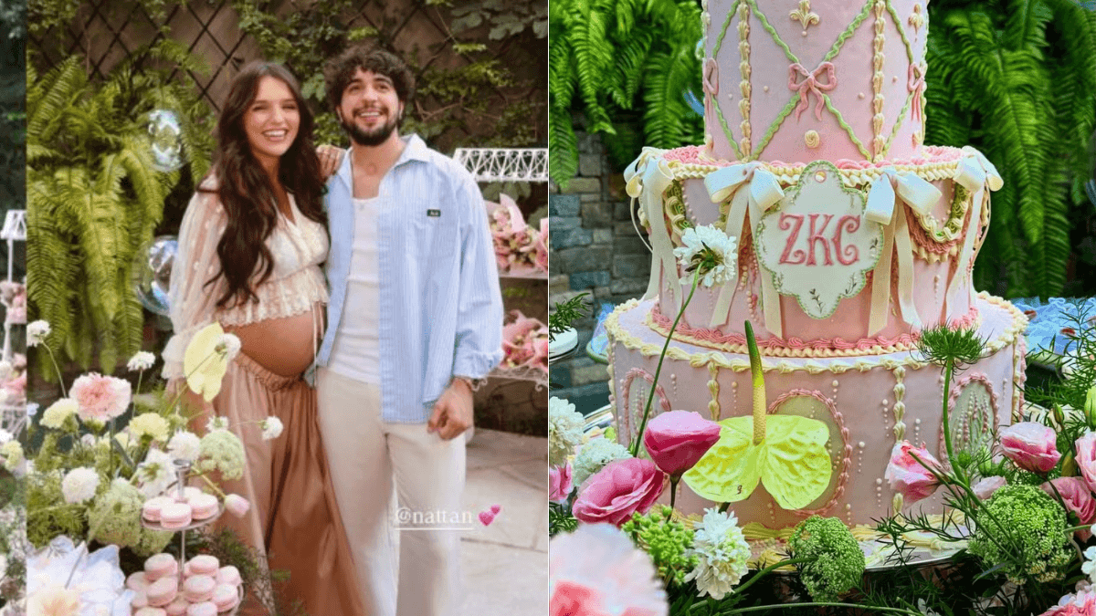 Rafa Kalimann e Nattan fazem chá de bebê da filha Zuza; veja fotos