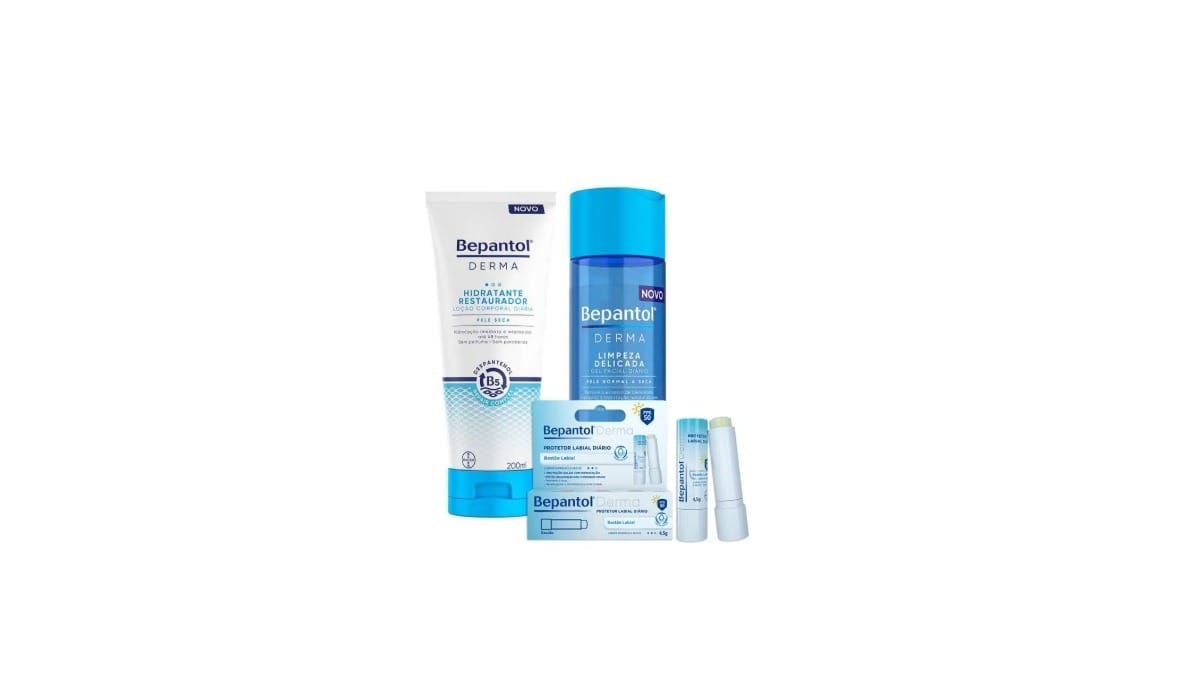 Kit Beleza Bepantol Derma. / Reprodução: Bepantol