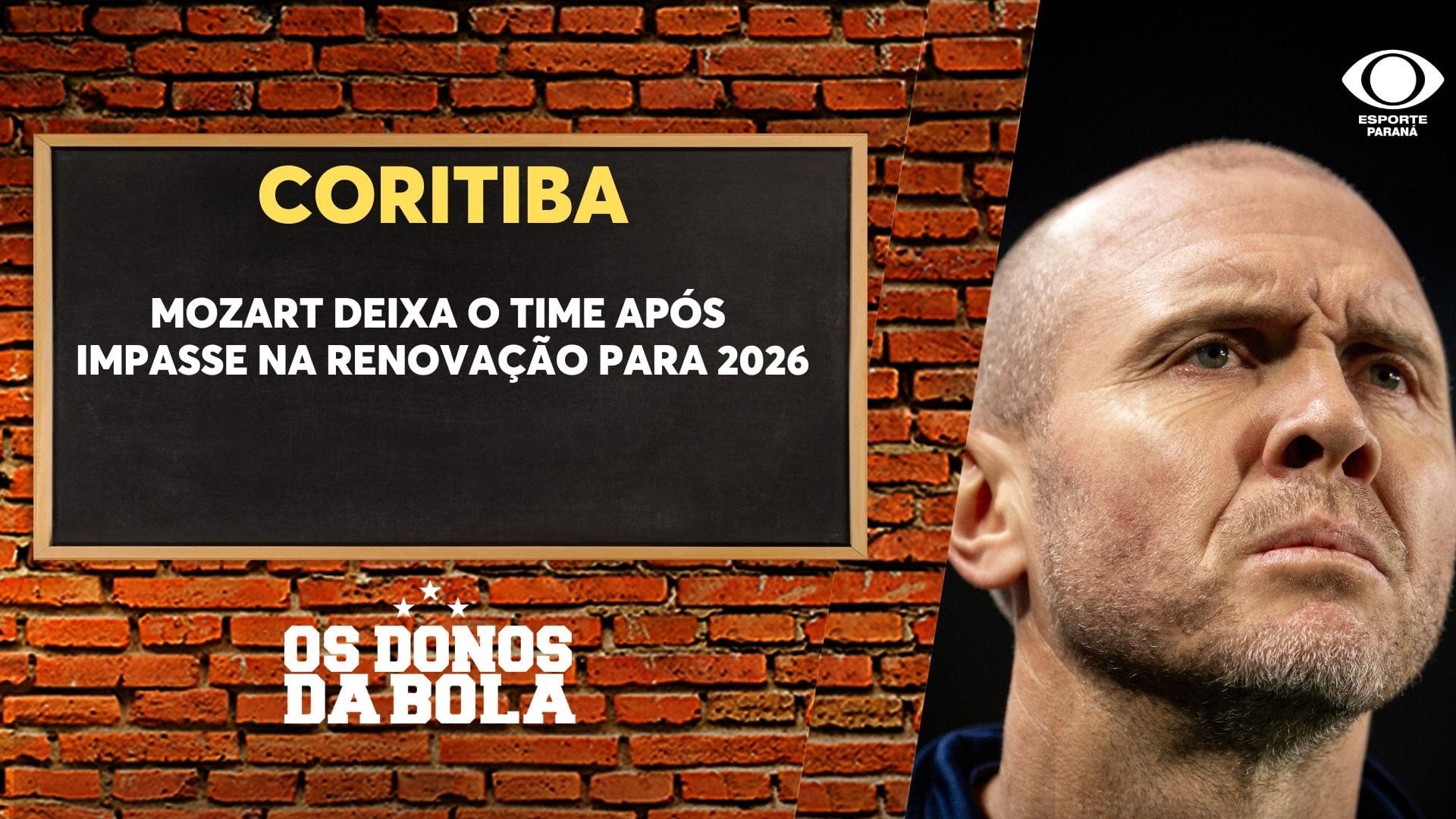 Coritiba e Mozart não chegam a acordo e técnico deixa o clube 1