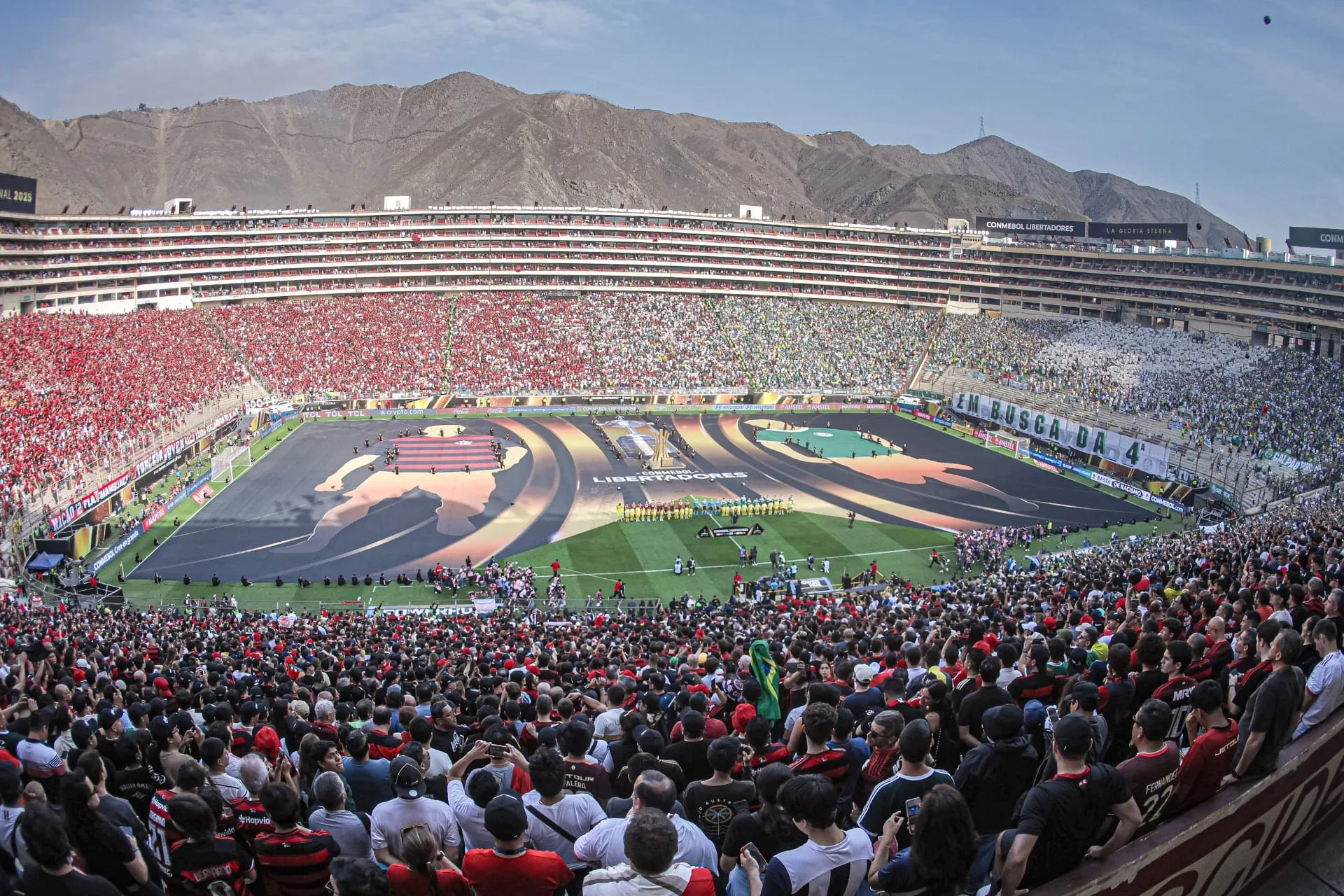 Estádio Monumental de Lima para final da Libertadores. Foto: Divulgação/Conmebol Libertadores