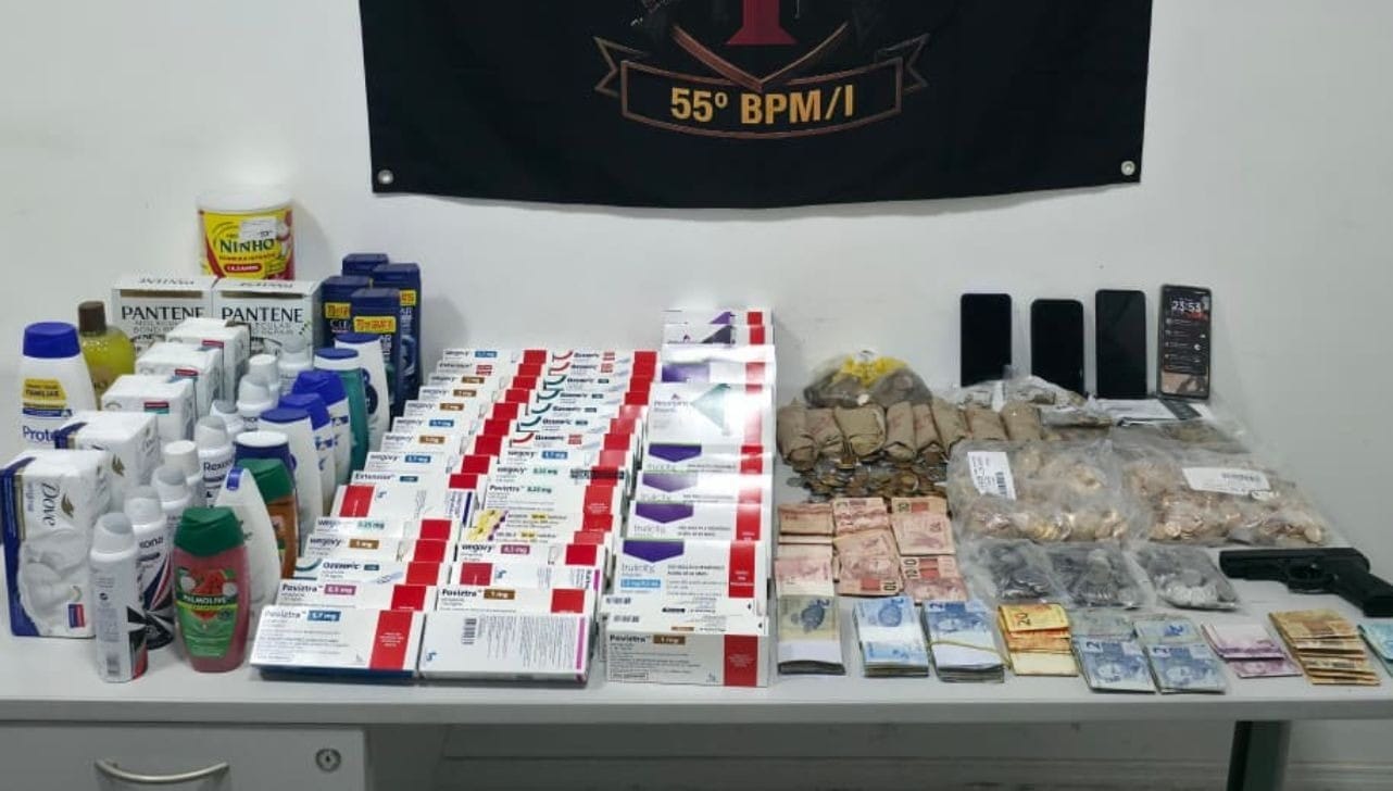 PM prende quadrilha e recupera R$ 47 mil em produtos furtados de farmácia em Sorocaba 1