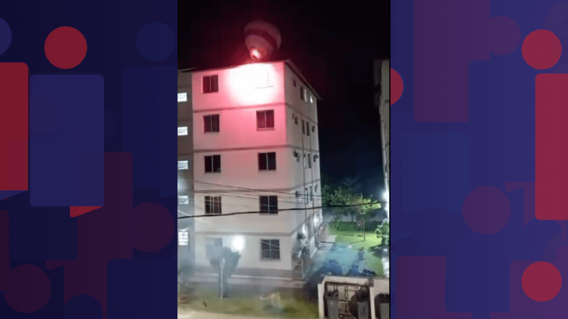 Balão cai em condomínio em Rio das Pedras e causa princípio de incêndio