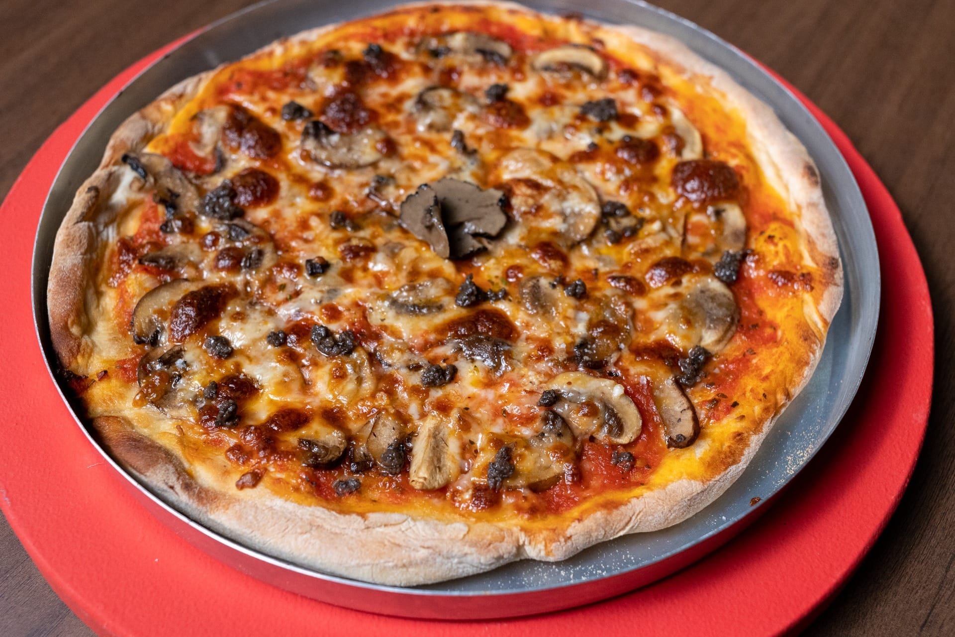 Pizza de cogumelos trufados | Band Receitas