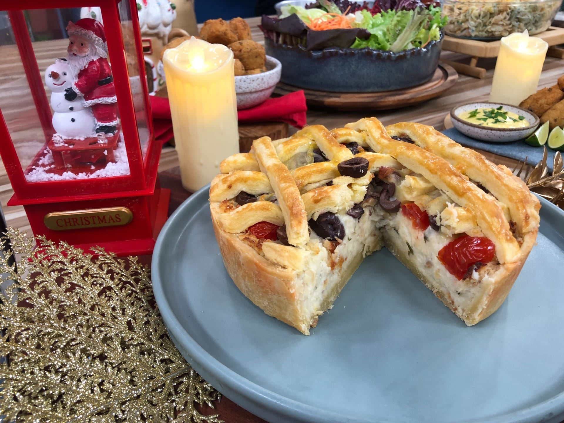 Torta de bacalhau com sobras da ceia do Natal | Band Receitas