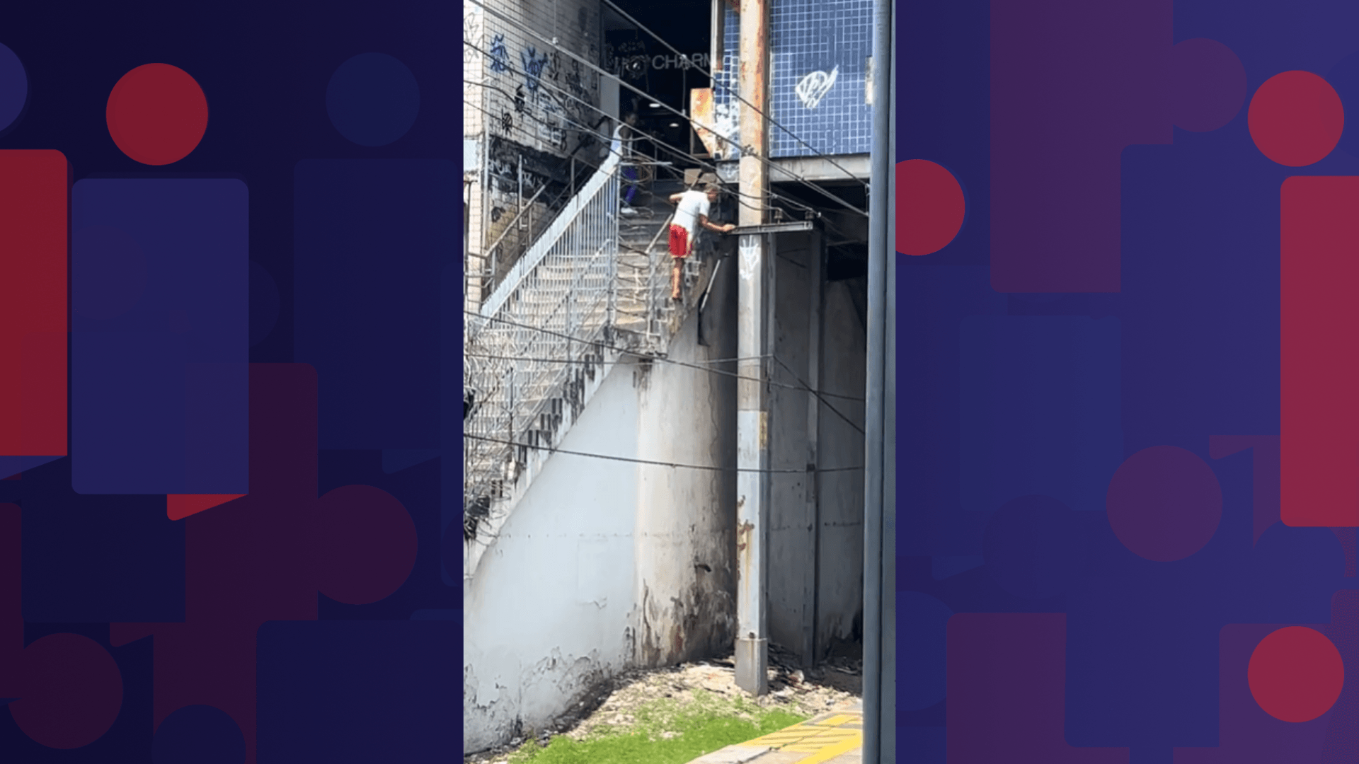 Homem sem perna é flagrado tentando fugir da catraca em estação da SuperVia