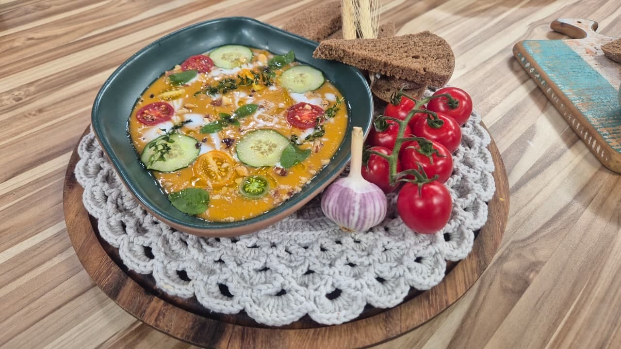 Sopa fria resfrescante do chef Bruno Hashimoto | Band Receitas