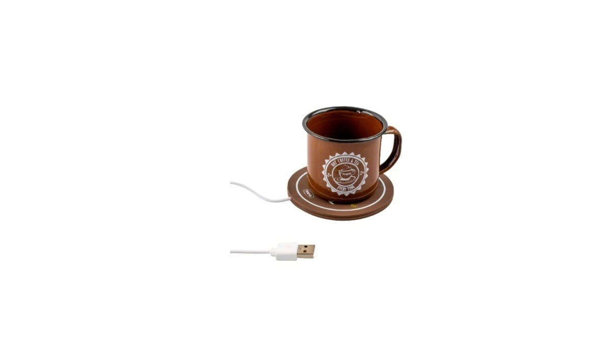 Jogo Aquecedor Xícara com USB Caneca. / Reprodução: Agata Prana