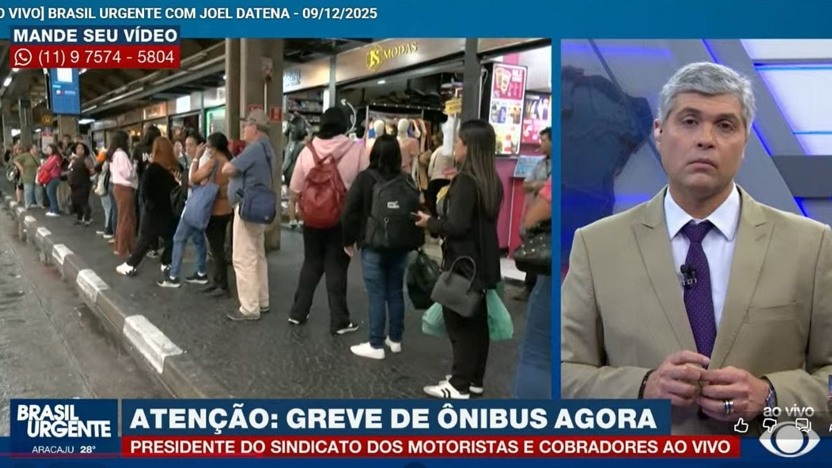 Passageiros são surpreendidos por greve