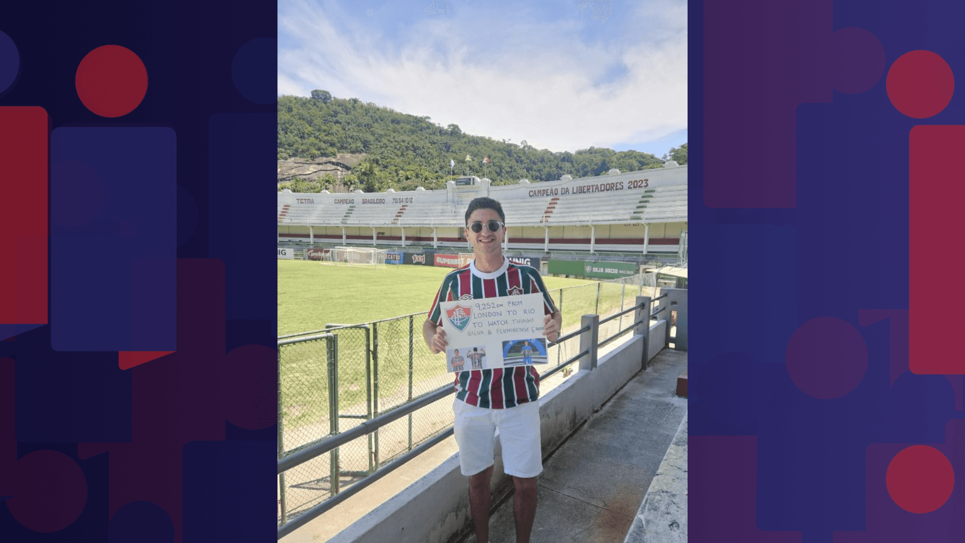 Torcedor do Chelsea visita novamente o Rio e vê ídolo marcar no Maracanã