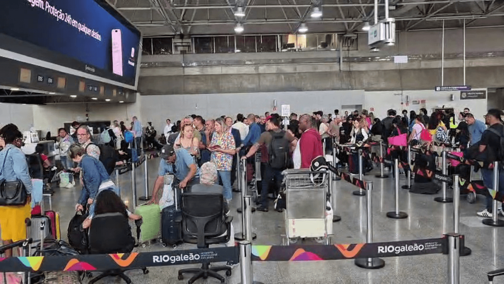 Aeroportos do Rio registram problemas devido ao mau tempo em São Paulo