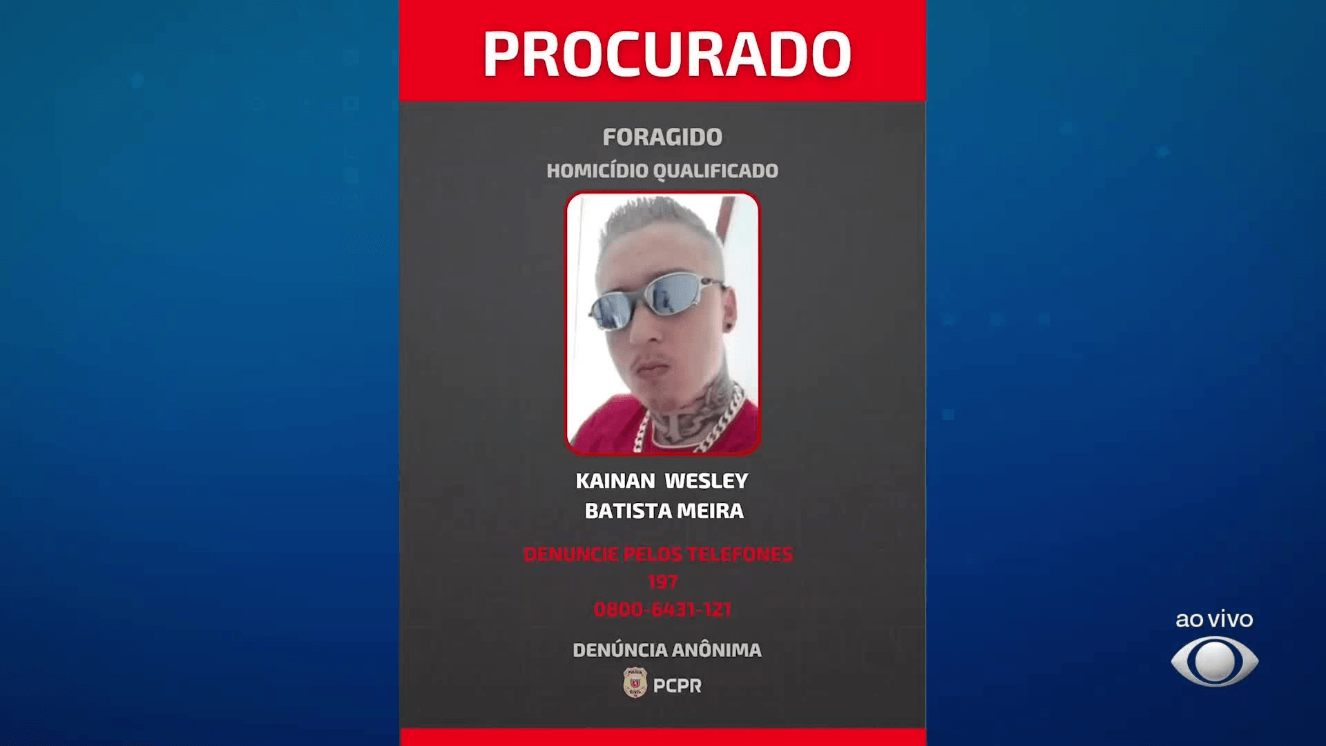 Polícia faz operação para capturar suspeito de mais de 30 homicídios no PR