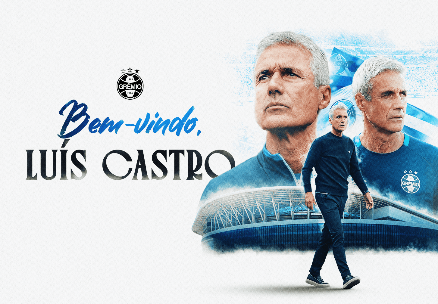 Grêmio anuncia a contratação do técnico Luís Castro; veja detalhes