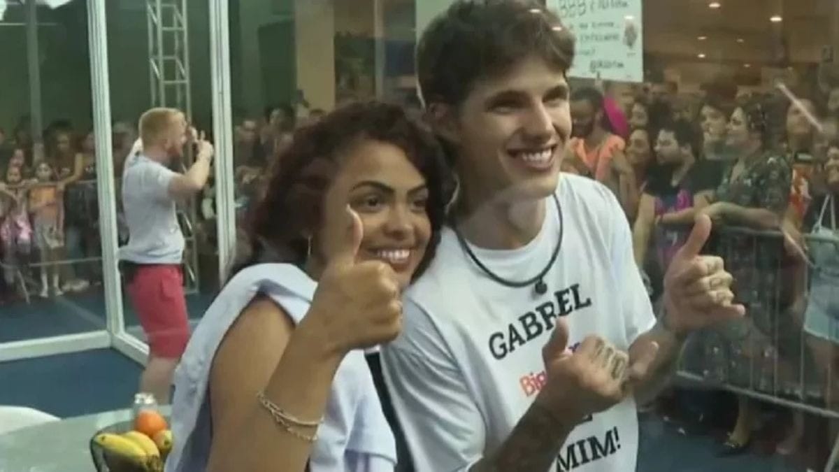 Paula e Gabriel foram os escolhidos para entrar no BBB 23 | Crédito: Reprodução/Globo