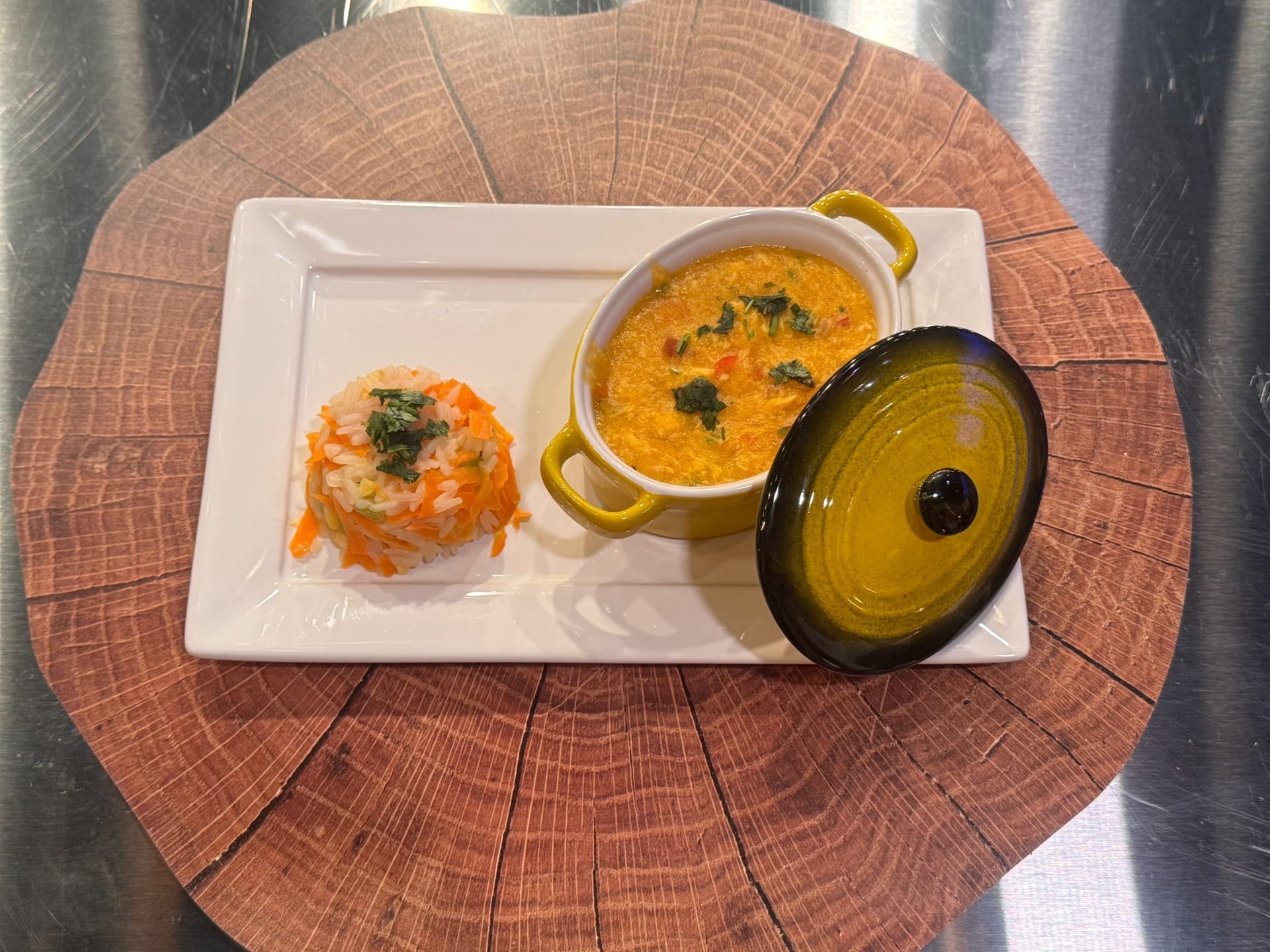 Creme de macaxeira e arroz colorido | Band Receitas