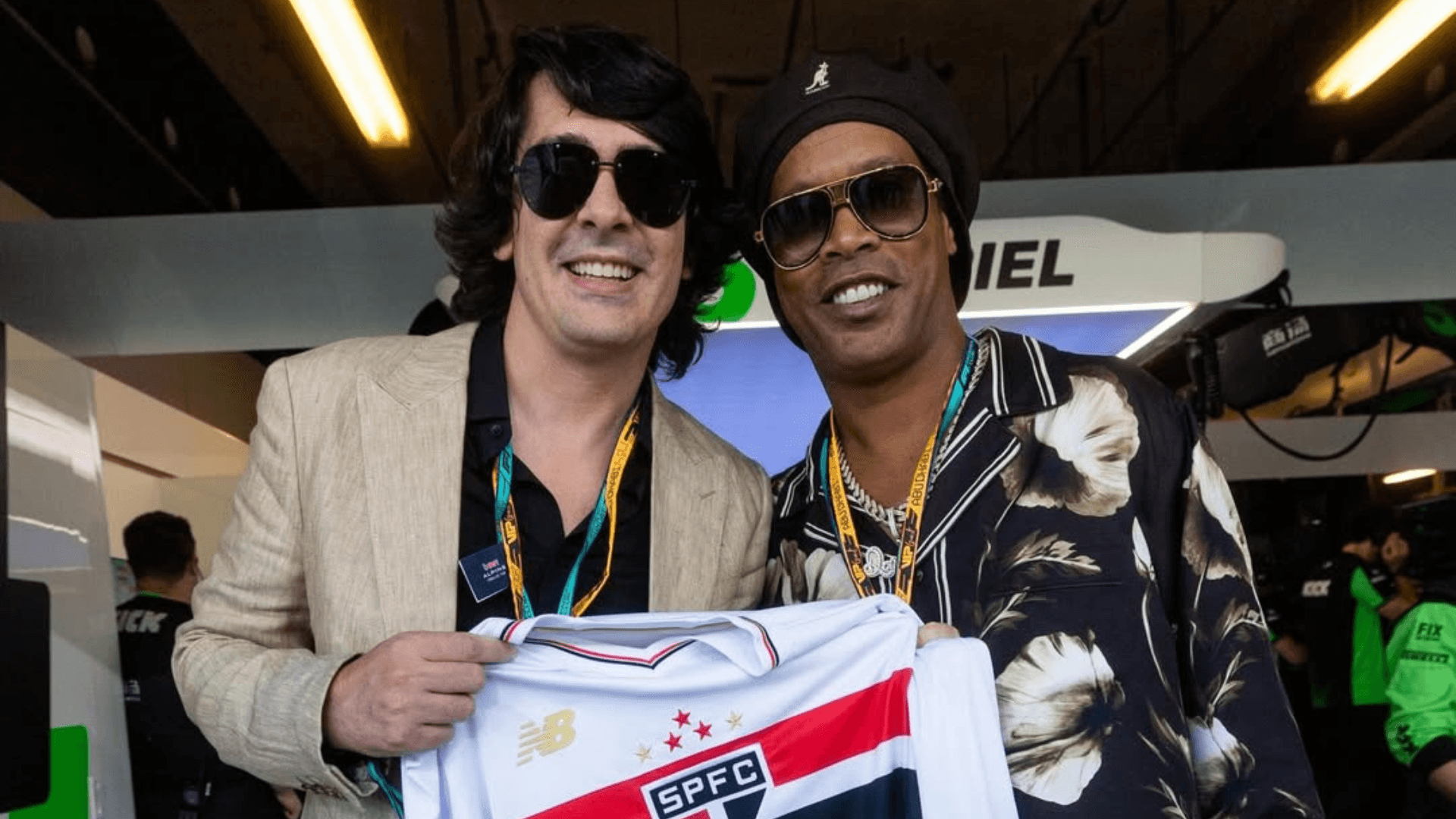 Diego Fernandes e Ronaldinho Gaúcho I Foto: Reprodução/@die6ofernandes