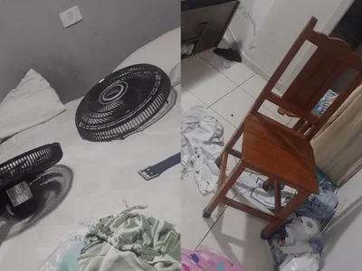 Mulher é agredida pelo ex-companheiro com cadeirada e ventilador