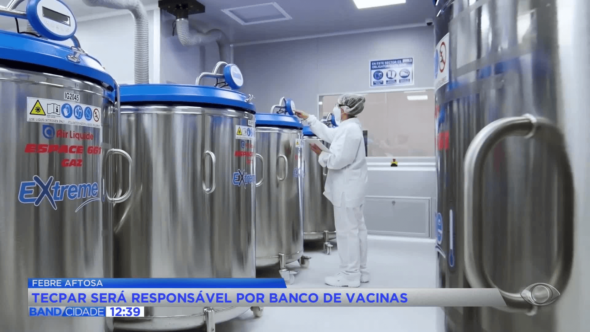 Tecpar cria primeiro banco de vacinas contra febre aftosa no Brasil