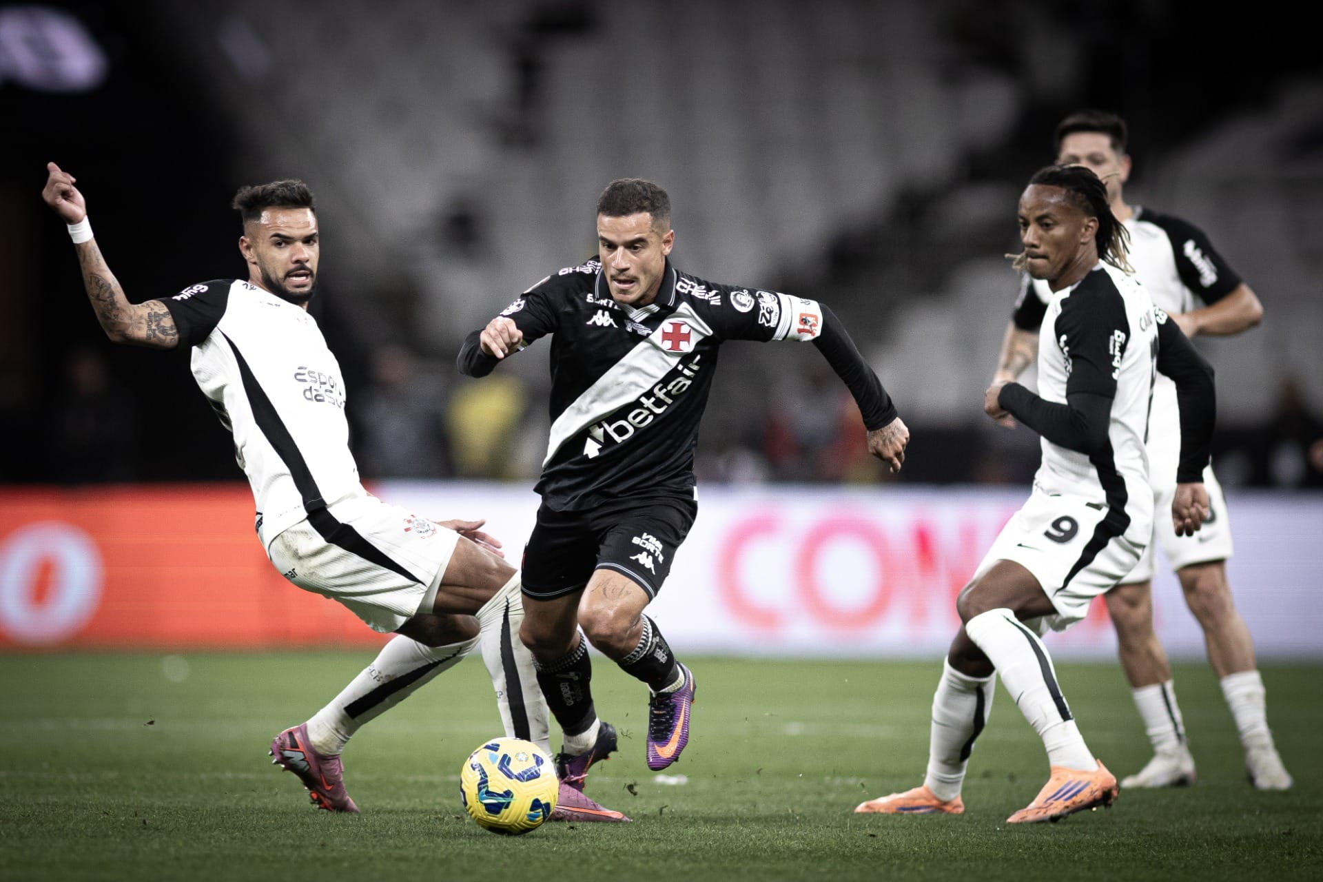 Vasco e Corinthians decidem título da Copa do Brasil 2025. Foto: Matheus Lima / Vasco