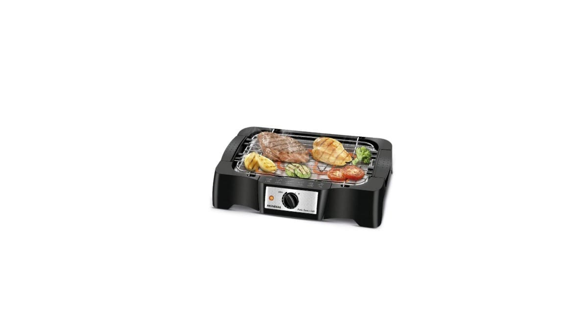 Churrasqueira Elétrica Mondial Pratic Steak e Grill. / Reprodução: Mondial