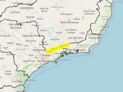 Inmet alerta para perigo potencial de tempestade nesta quarta (24) no Vale