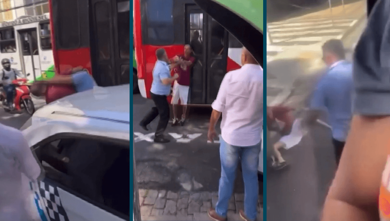 VÍDEO: motorista de ônibus briga com pedestre no Centro de Campinas