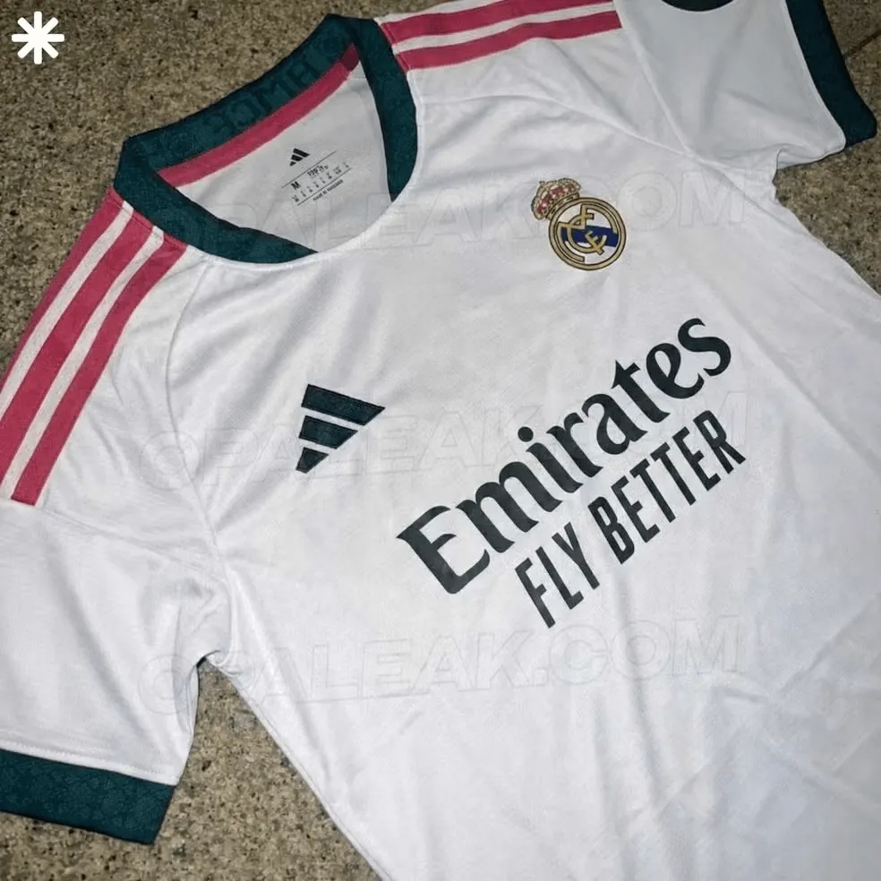 Nova camisa do Real Madrid para temporada 2026/27. Foto: Reprodução/Opaleak