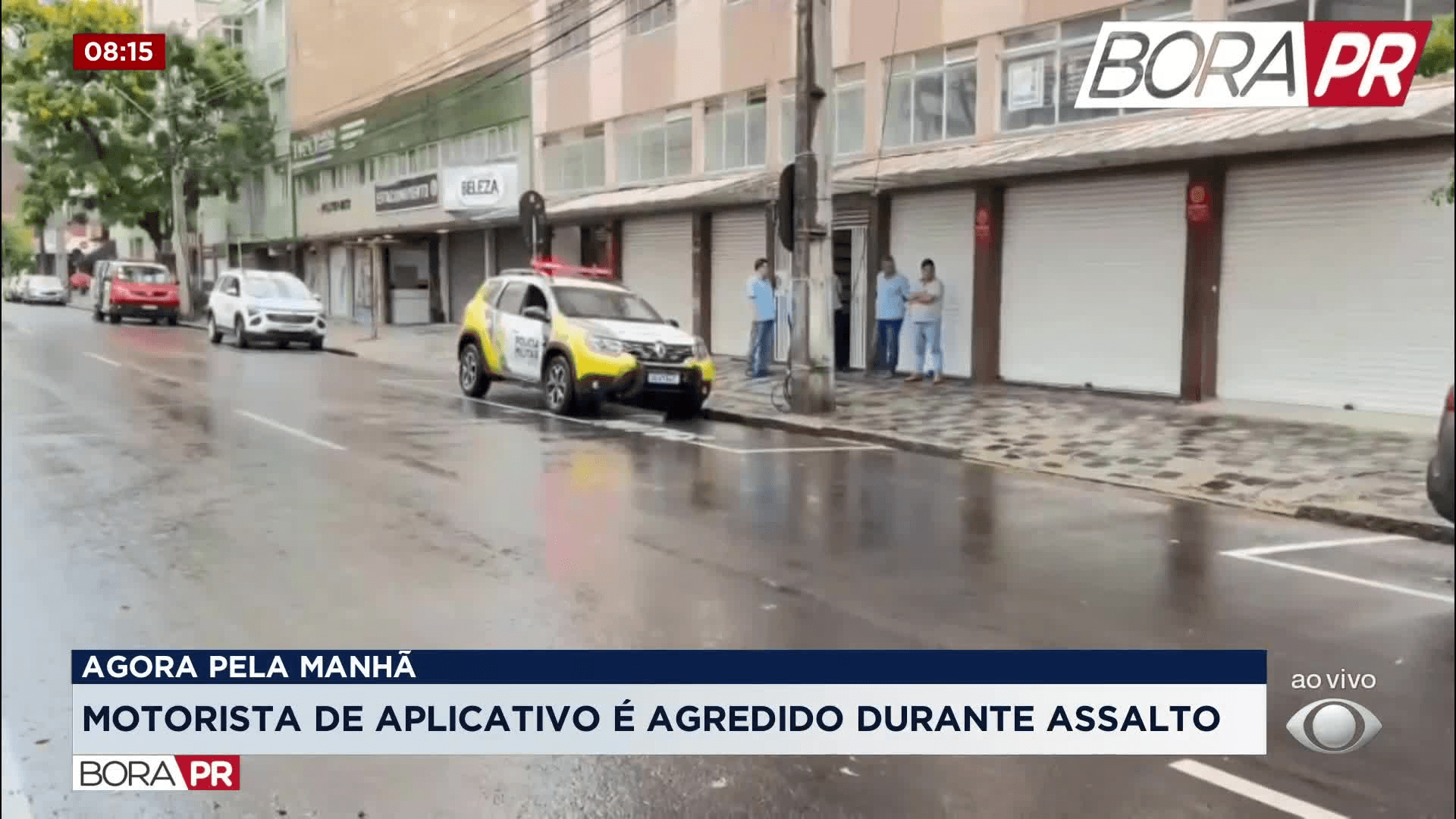 Motorista de aplicativo é agredido no Centro de Curitiba