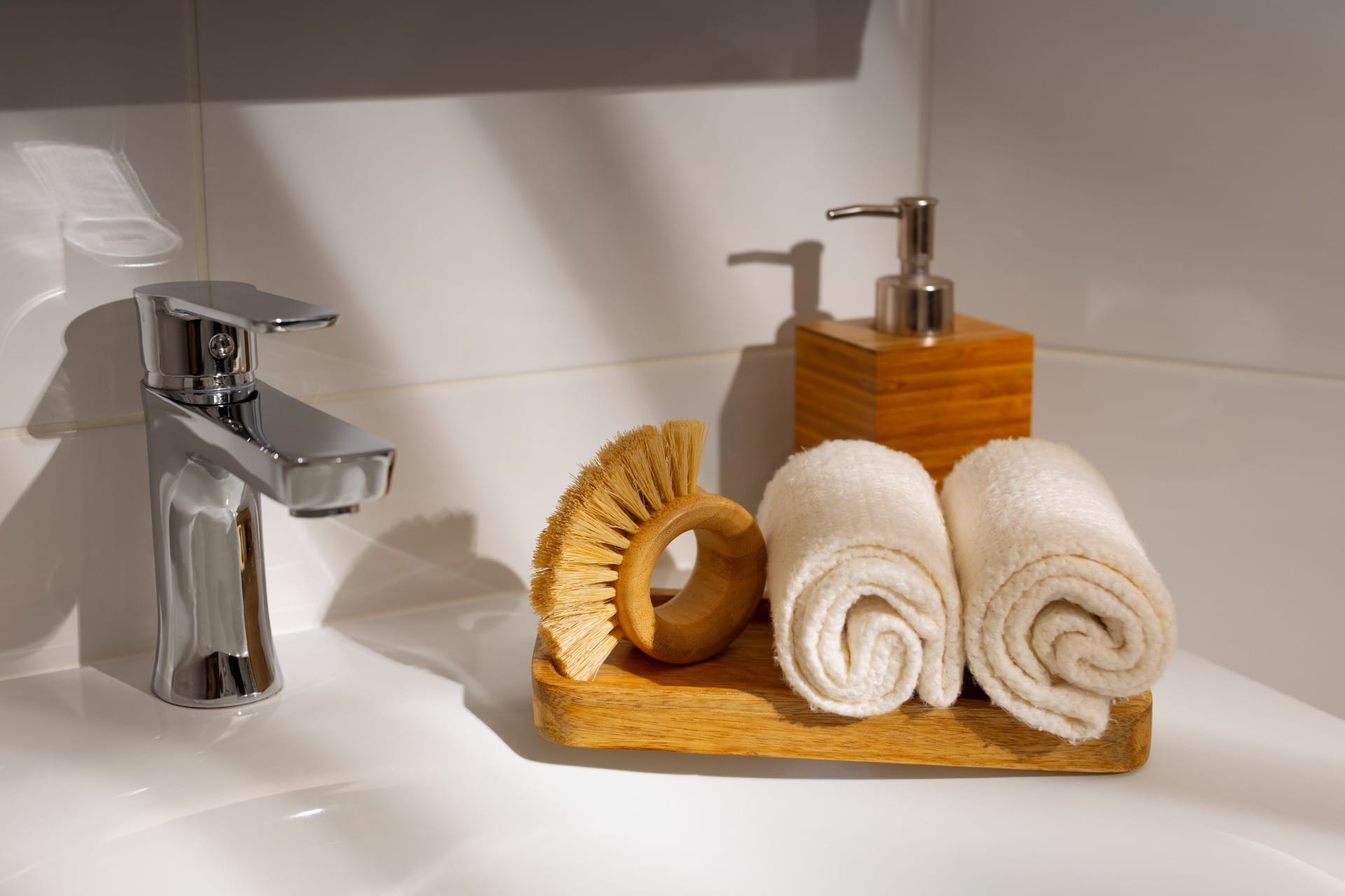 A toalha de lavabo é ideal para o banheiro social. / Reprodução: Freepik